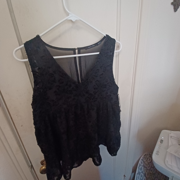 NWT Doe & Rae Sleeveless Blouse sz S - Picture 3 of 11
